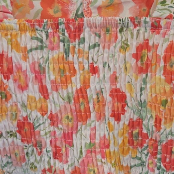 SHEIN Pink and Orange Sleeveless Crop Tank Top - Picture 6 of 11